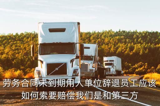 勞務(wù)合同未到期用人單位辭退員工應(yīng)該如何索要賠償我們是和第三方