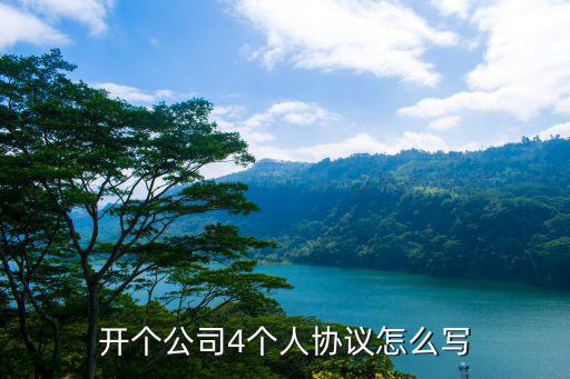 開(kāi)個(gè)公司4個(gè)人協(xié)議怎么寫(xiě)