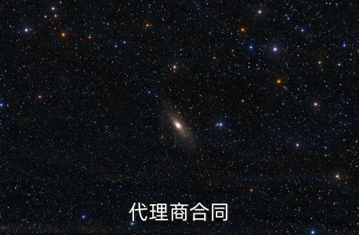 代理商合同
