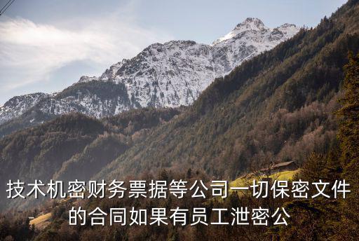 合同泄密責(zé)任怎么寫，公司員工保密協(xié)議