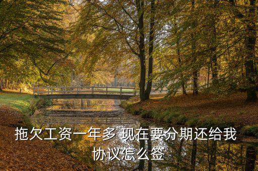 欠款分期還款協(xié)議書(shū)，欠款協(xié)議怎么寫(xiě)