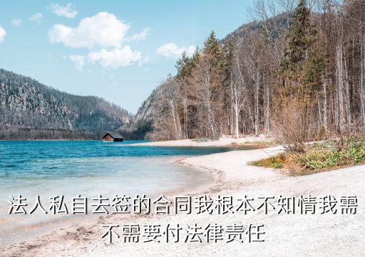 法人私自去簽的合同我根本不知情我需不需要付法律責(zé)任