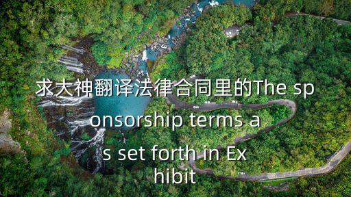 法律合同 英文怎么說(shuō)，英文法律合同條款翻譯謝謝