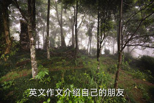 英文作文介紹自己的朋友