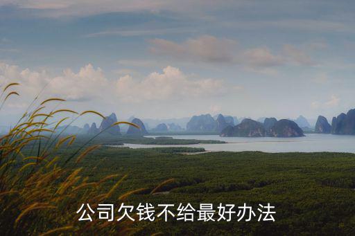 公司欠錢不給最好辦法