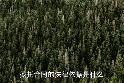 委托合同的相關(guān)法律規(guī)定，委托合同相關(guān)法律規(guī)定有哪些