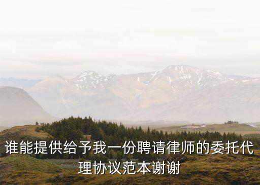 法律服務(wù)代理協(xié)議簡易范本圖片，有沒有誰有代理合同的范本