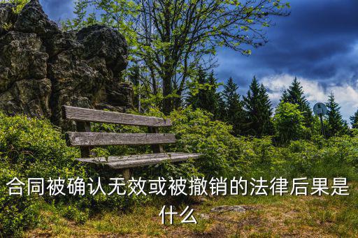 民法典中關(guān)于合同無效的后果，合同被確認(rèn)無效或被撤銷的法律后果是什么