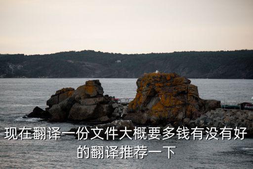 現(xiàn)在翻譯一份文件大概要多錢有沒有好的翻譯推薦一下