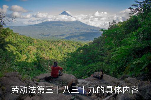 勞動(dòng)法第三十八三十九的具體內(nèi)容