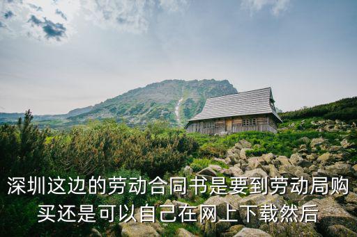 深圳這邊的勞動合同書是要到勞動局購買還是可以自己在網(wǎng)上下載然后