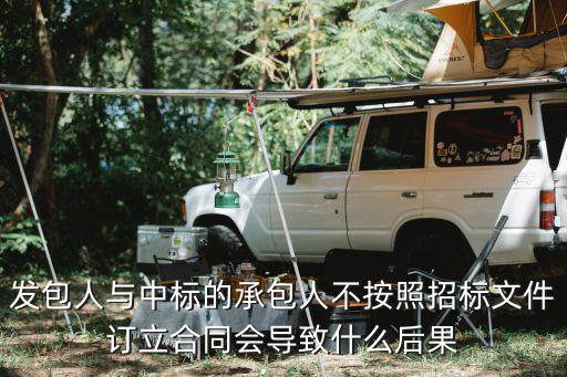 發(fā)包人與中標(biāo)的承包人不按照招標(biāo)文件訂立合同會(huì)導(dǎo)致什么后果