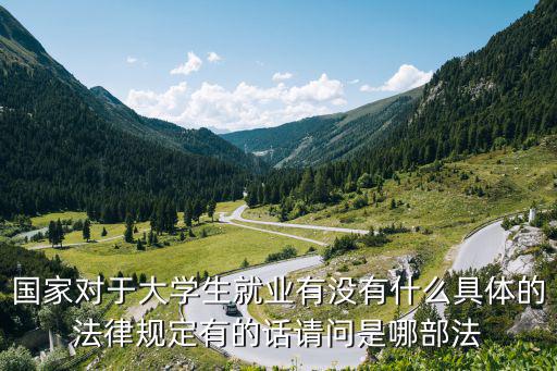 關(guān)于大學(xué)生就業(yè)法律法規(guī)的故事，國家對于大學(xué)生就業(yè)有沒有什么具體的法律規(guī)定有的話請問是哪部法