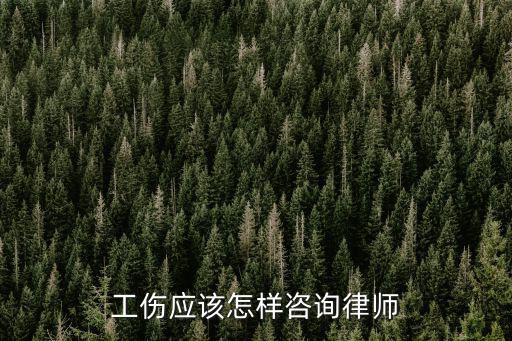 工傷應(yīng)該怎樣咨詢律師