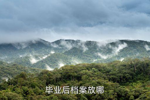 畢業(yè)生檔案存放在哪里，畢業(yè)后檔案放哪