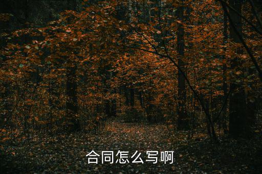 一般合同范本，合同協(xié)議書(shū)格式