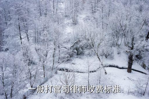 一般打官司律師收費標準