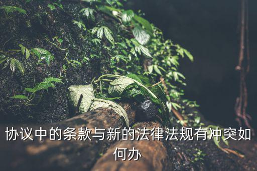 協(xié)議中的條款與新的法律法規(guī)有沖突如何辦