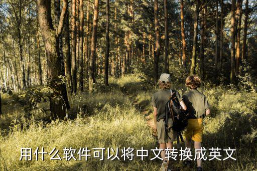 用什么軟件可以將中文轉(zhuǎn)換成英文