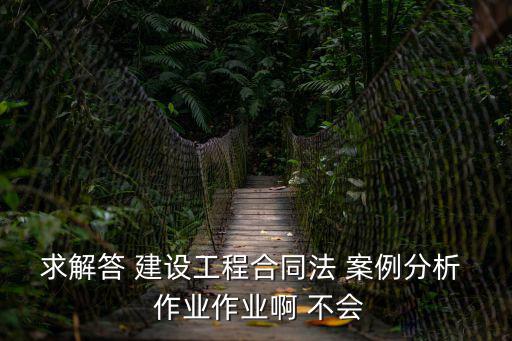 建筑工程合同定立的案例，分析施工合同案例急