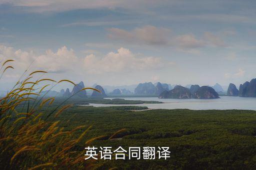 合同翻譯范文大全，關(guān)于英語(yǔ)合同的翻譯