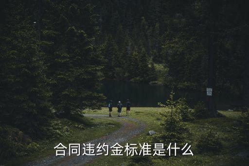 合同法規(guī)定違約金多少，合同違約金一般是多少