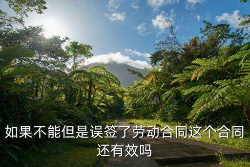 如果不能但是誤簽了勞動(dòng)合同這個(gè)合同還有效嗎