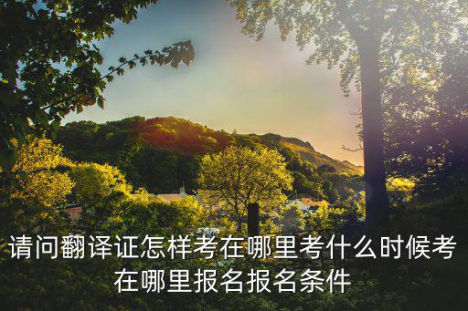 全國(guó)翻譯資格證書(shū)報(bào)考，國(guó)家翻譯資格考試NAETI的報(bào)考費(fèi)用和報(bào)考時(shí)間及考試經(jīng)驗(yàn)