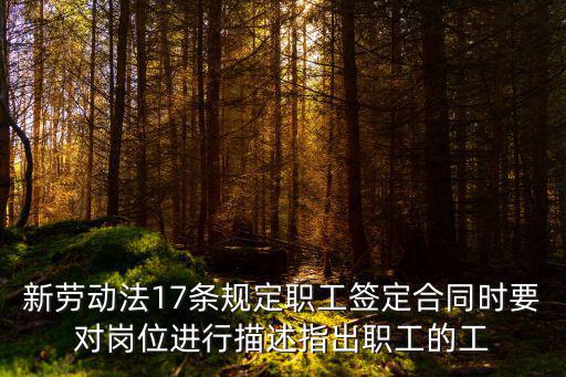 勞動(dòng)合同法第17條原文，怎樣理解勞動(dòng)合同法司法解釋第十七條如果被告提出上訴原告是否也
