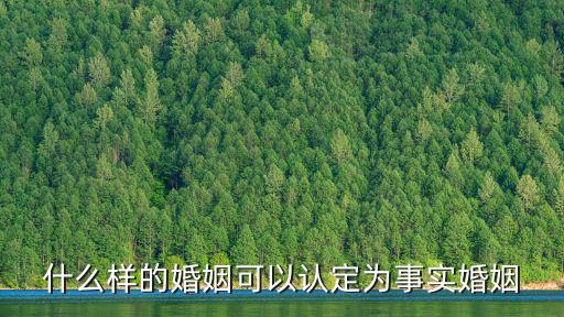 婚姻法關于事實婚姻的認定，新婚姻法事實婚如何介定