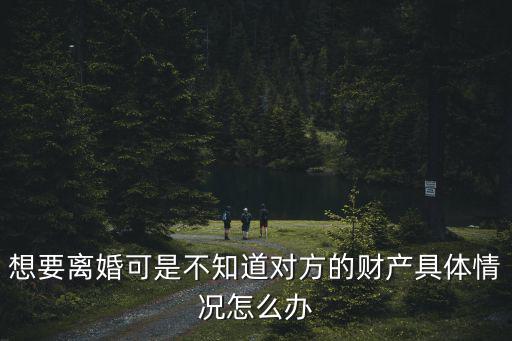 想離婚可是財(cái)產(chǎn)分割不明確，法院離婚協(xié)議財(cái)產(chǎn)不明確問題