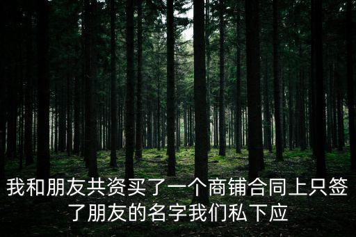 個(gè)人商鋪買賣合同簡(jiǎn)單，二手商鋪買賣怎樣簽合同