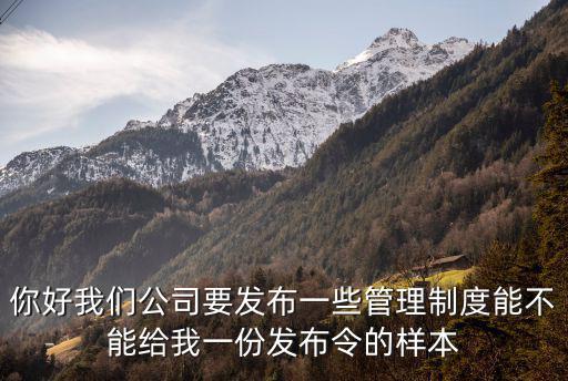 發(fā)布令格式，發(fā)布命令與接受命令有何要求變電安規(guī)