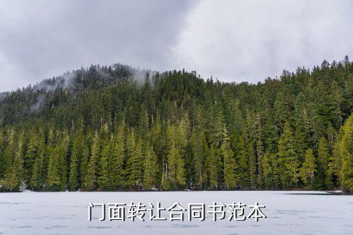 合同商鋪可轉(zhuǎn)讓怎么寫，門面轉(zhuǎn)讓合同書范本