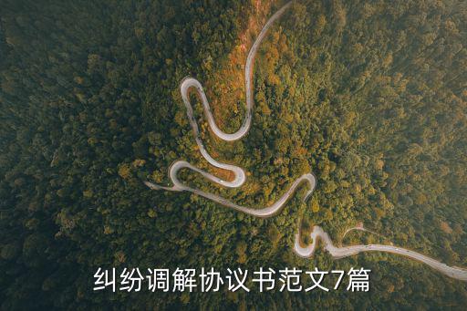 合同糾紛調(diào)解協(xié)議書模板，調(diào)解協(xié)議書怎么寫