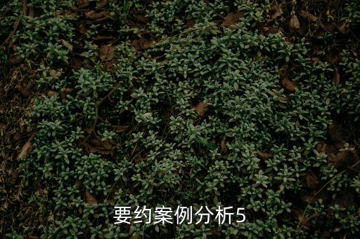 要約合同具體例子，要約與承諾的案例