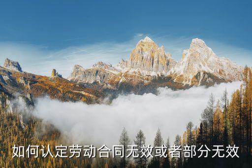 無效合同和部分無效合同一樣嗎，無效的合同與合同無效同嗎