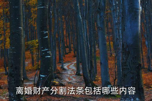 離婚后財產(chǎn)分割 法條，離婚時財產(chǎn)怎么分割