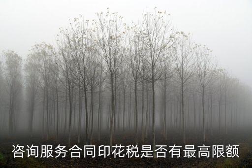 咨詢服務(wù)合同印花稅，投資咨詢合同印花稅繳納多少
