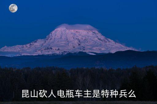 昆山砍人電瓶車主是特種兵么