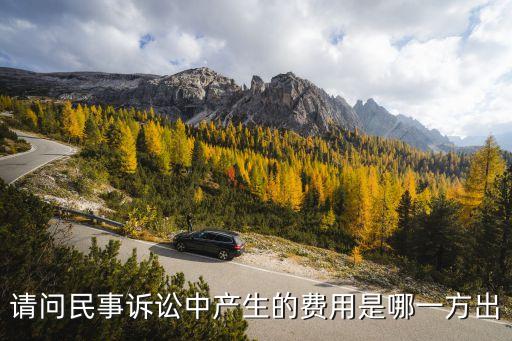 請(qǐng)問民事訴訟中產(chǎn)生的費(fèi)用是哪一方出