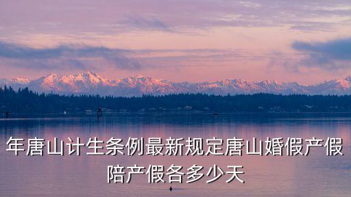 年唐山計(jì)生條例最新規(guī)定唐山婚假產(chǎn)假陪產(chǎn)假各多少天