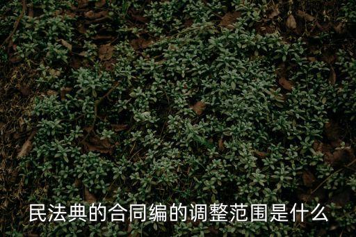 民法典合同法調(diào)整范圍，勞動(dòng)合同不屬于合同法的調(diào)整范圍這句話中調(diào)整是什