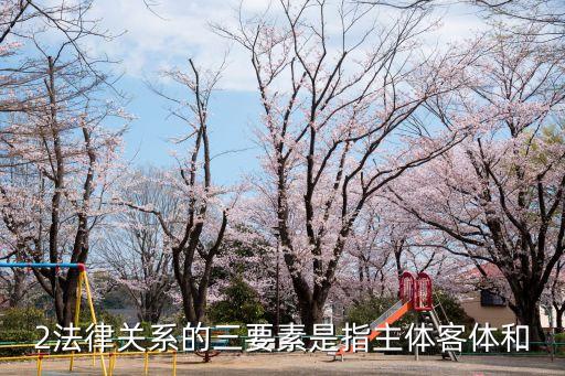 法律構(gòu)成三要素是指，法律構(gòu)成三要素