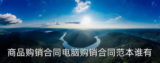 購銷合同模板免費(fèi)下載軟件，商品購銷合同電腦購銷合同范本誰有