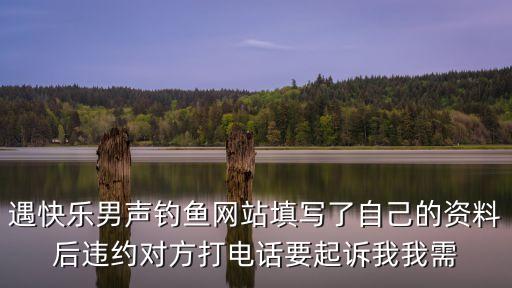 遇快樂(lè)男聲釣魚網(wǎng)站填寫了自己的資料后違約對(duì)方打電話要起訴我我需