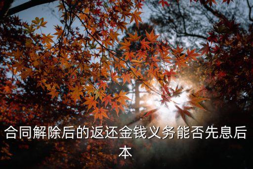 合同解除后的返還義務(wù)有哪些，合同解除后的土地返還的效力是什么