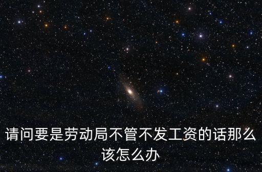 勞務(wù)拖欠工資不發(fā)怎么辦，派遣公司不發(fā)我的工資我該怎么辦啊