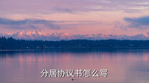 分居協(xié)議書(shū)，分居協(xié)議書(shū)范文2011