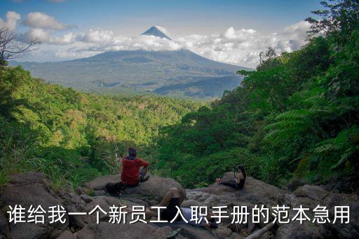誰給我一個新員工入職手冊的范本急用